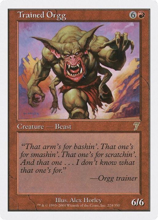 Trained Orgg in the group Magic the Gathering / Sets / Seventh Edition at Proxyprinters.com (7664)