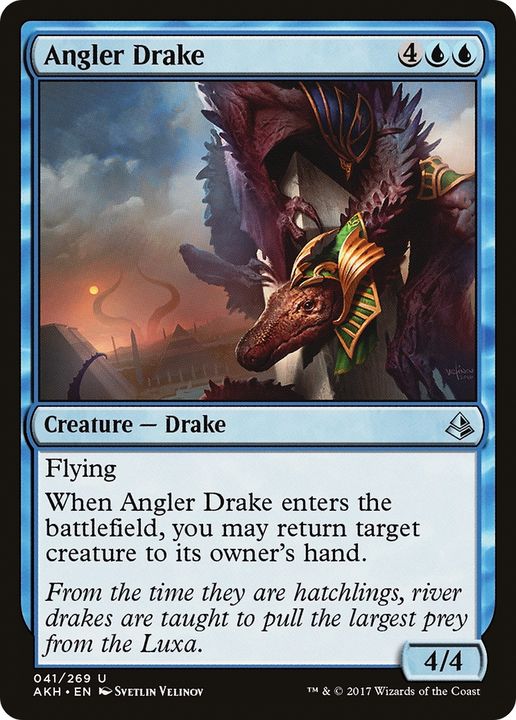 Angler Drake in the group Magic the Gathering / Types / Colors / Blue at Proxyprinters.com (76640)