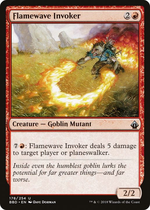 Flamewave Invoker in the group Magic the Gathering / Types / Colors / Red at Proxyprinters.com (76642)