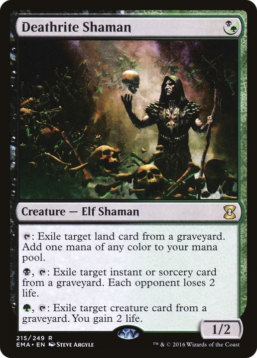 Deathrite Shaman in the group Magic the Gathering / Types / Colors / Multicolors / B, G at Proxyprinters.com (76643)