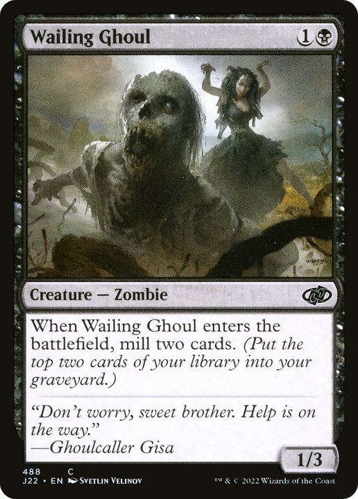 Wailing Ghoul in the group Magic the Gathering / Types / Colors / Black at Proxyprinters.com (76653)