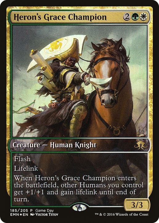 Heron's Grace Champion in the group Magic the Gathering / Sets / Eldritch Moon Promos at Proxyprinters.com (76663)