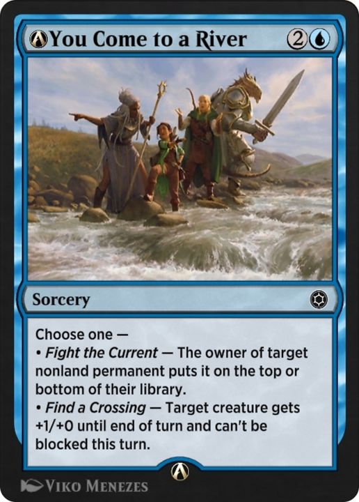 A-You Come to a River in the group Magic the Gathering / Types / Colors / Blue at Proxyprinters.com (76671)