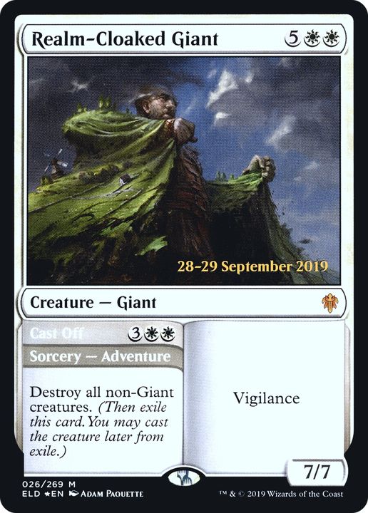 Realm-Cloaked Giant // Cast Off in the group Singles at Proxyprinters.com (76680)