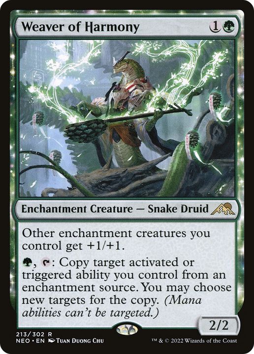 Weaver of Harmony in the group Magic the Gathering / Types / Colors / Green at Proxyprinters.com (76681)