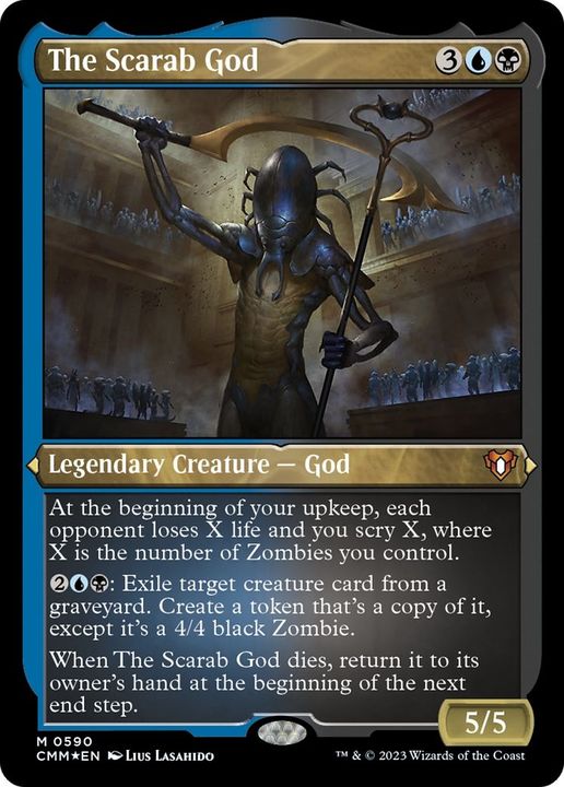 The Scarab God in the group Magic the Gathering / Sets / Commander Masters at Proxyprinters.com (767)