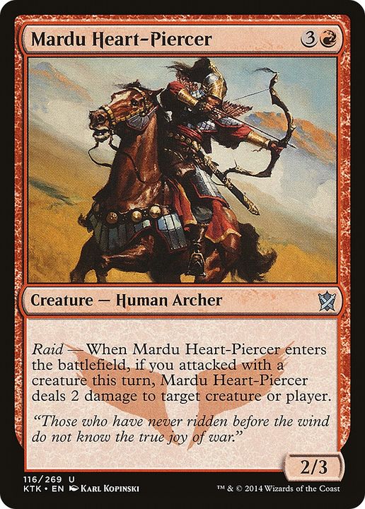 Mardu Heart-Piercer in the group Magic the Gathering / Sets / Khans of Tarkir at Proxyprinters.com (76704)