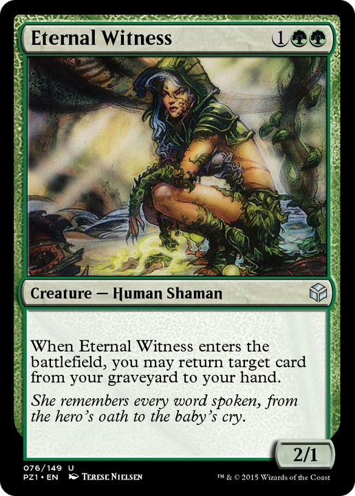 Eternal Witness in the group Magic the Gathering / Types / Colors / Green at Proxyprinters.com (76705)