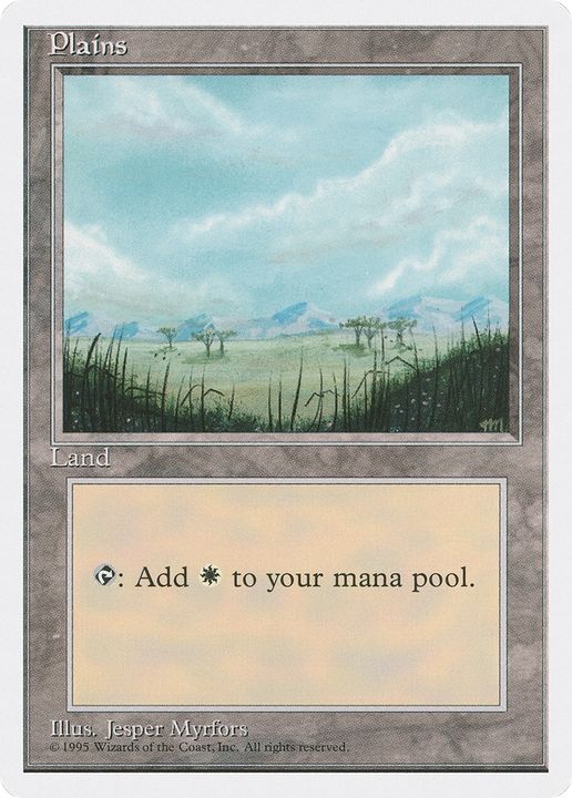 Plains in the group Magic the Gathering / Sets / Fourth Edition at Proxyprinters.com (76713)