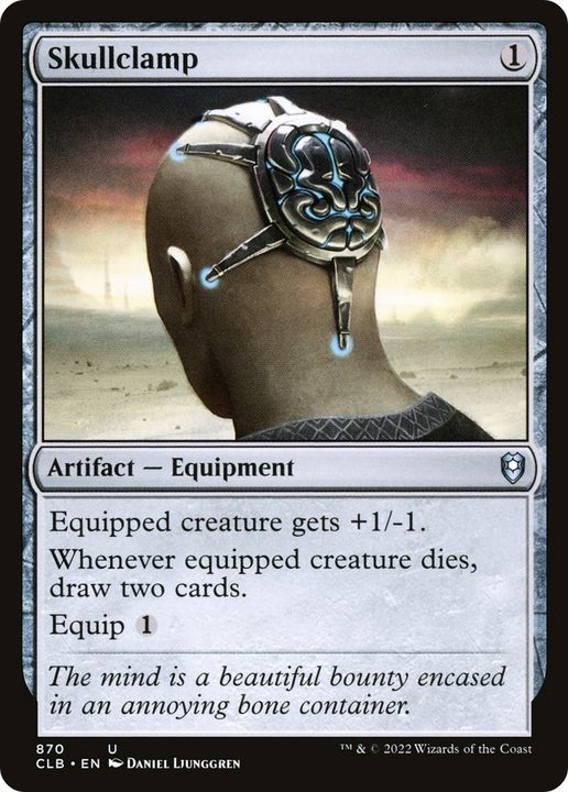 Skullclamp in the group Magic the Gathering / Sets / Commander Legends: Battle for Baldur's Gate at Proxyprinters.com (76727)