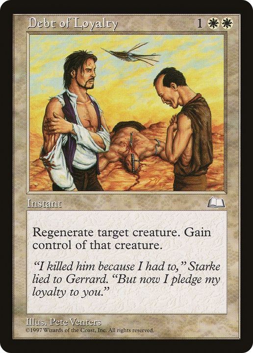 Debt of Loyalty in the group Magic the Gathering / Types / Colors / White at Proxyprinters.com (76759)