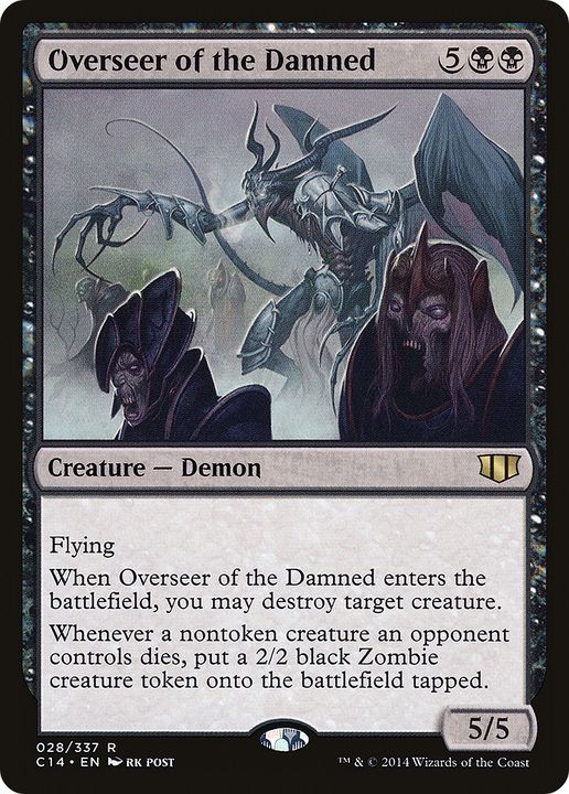 Overseer of the Damned in the group Magic the Gathering / Types / Colors / Black at Proxyprinters.com (76770)