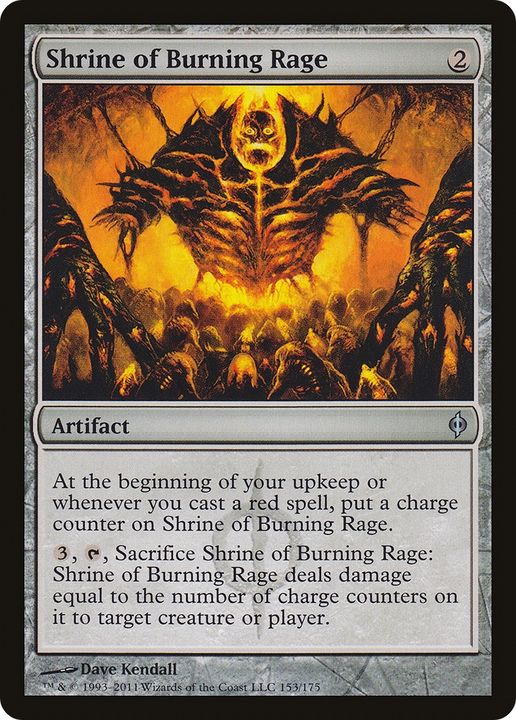 Shrine of Burning Rage in the group Magic the Gathering / Types / Artifacts / Artifact at Proxyprinters.com (76771)