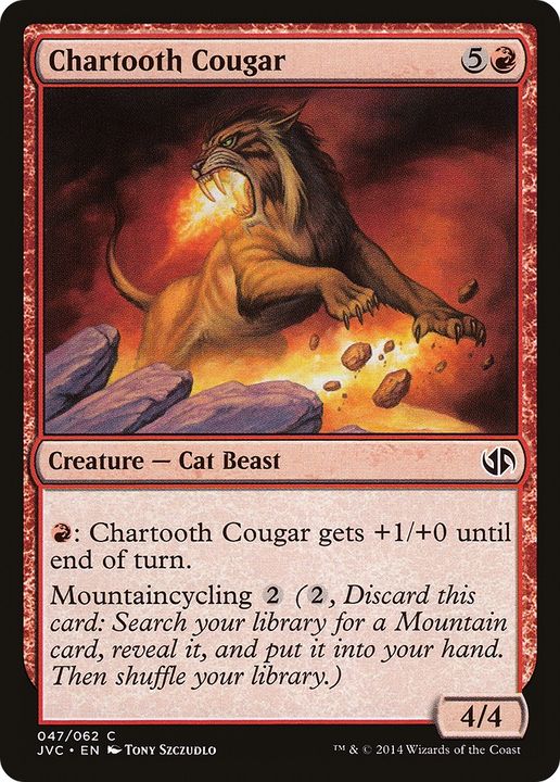 Chartooth Cougar in the group Magic the Gathering / Types / Colors / Red at Proxyprinters.com (76786)