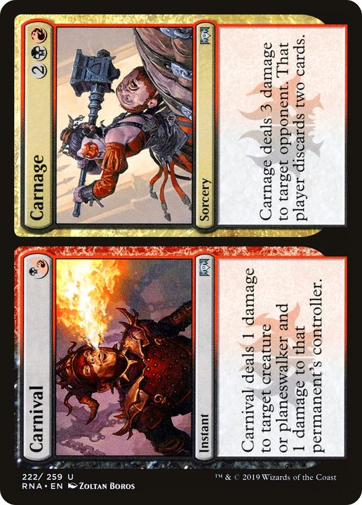 Carnival // Carnage in the group Magic the Gathering / Types / Colors / Multicolors / B, R at Proxyprinters.com (76843)