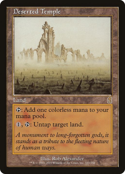 Deserted Temple in the group Magic the Gathering / Types / Colors / Colorless at Proxyprinters.com (76881)