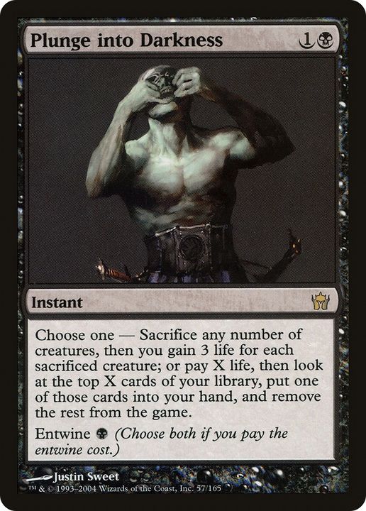 Plunge into Darkness in the group Magic the Gathering / Types / Colors / Black at Proxyprinters.com (76927)