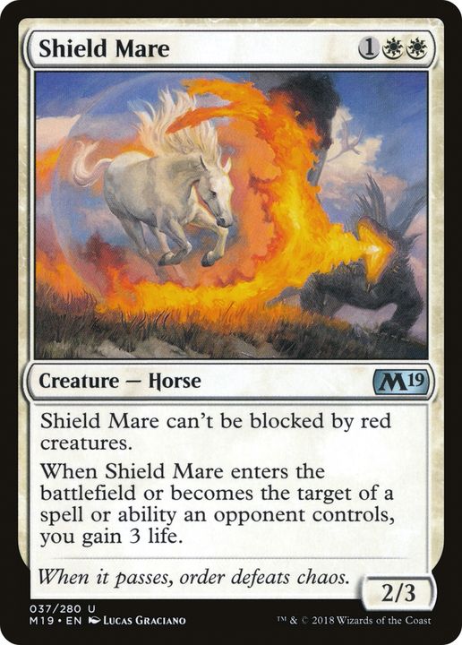 Shield Mare in the group Magic the Gathering / Sets / Core Set 2019 at Proxyprinters.com (76930)