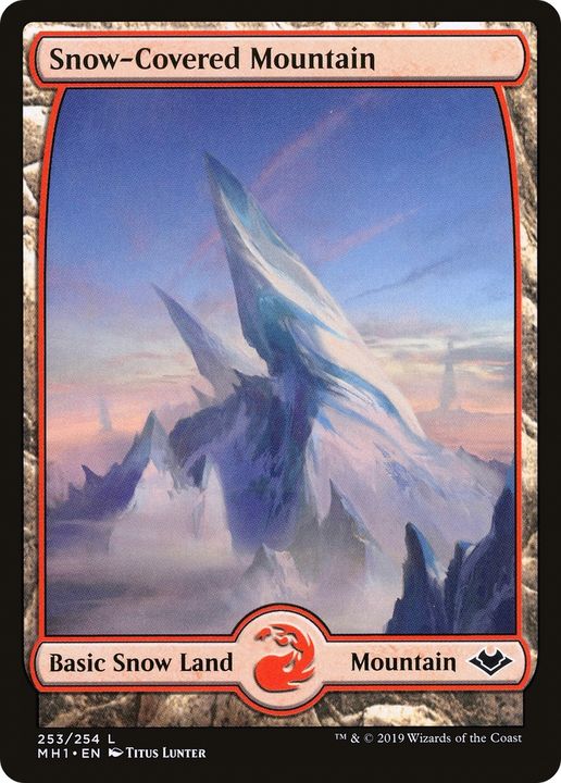 Snow-Covered Mountain in the group Singles at Proxyprinters.com (76932)