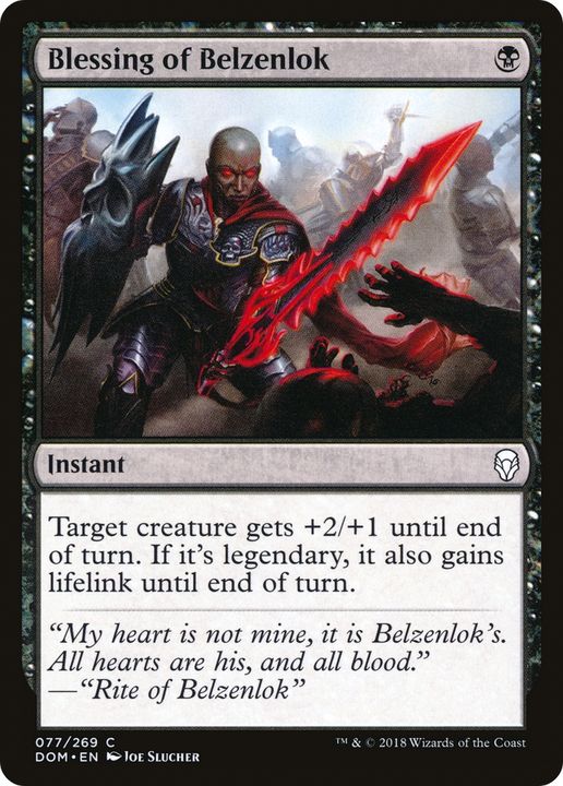 Blessing of Belzenlok in the group Magic the Gathering / Sets / Dominaria at Proxyprinters.com (76940)