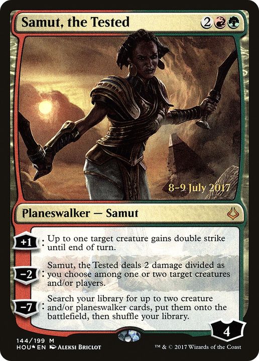 Samut, the Tested in the group Magic the Gathering / Types / Colors / Multicolors / G, R at Proxyprinters.com (76959)