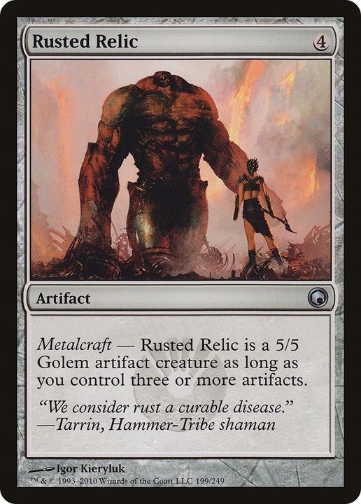 Rusted Relic in the group Magic the Gathering / Sets / Scars of Mirrodin at Proxyprinters.com (76977)