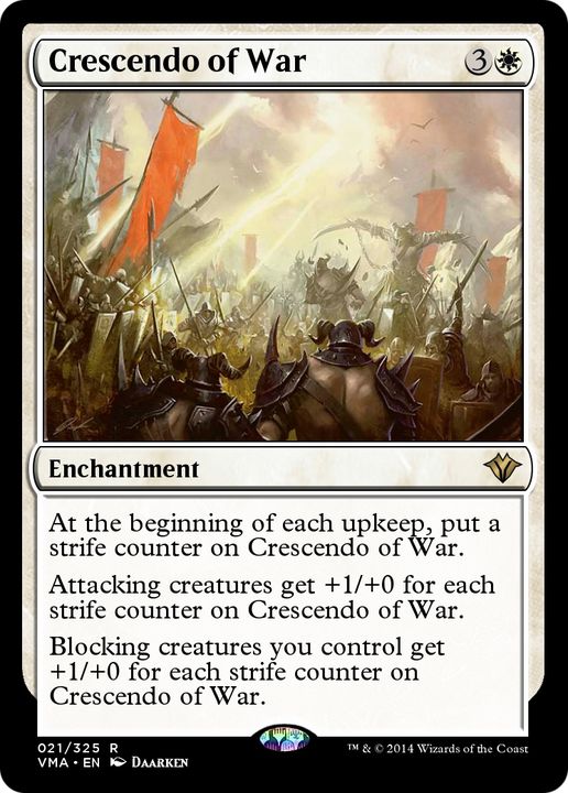 Crescendo of War in the group Magic the Gathering / Types / Enchantment / Enchantment at Proxyprinters.com (77003)