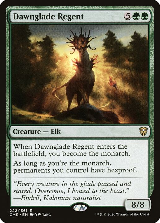 Dawnglade Regent in the group Magic the Gathering / Types / Colors / Green at Proxyprinters.com (77014)