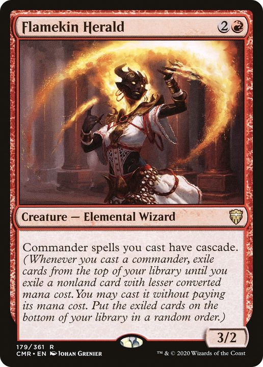 Flamekin Herald in the group Magic the Gathering / Sets / Commander Legends at Proxyprinters.com (77018)