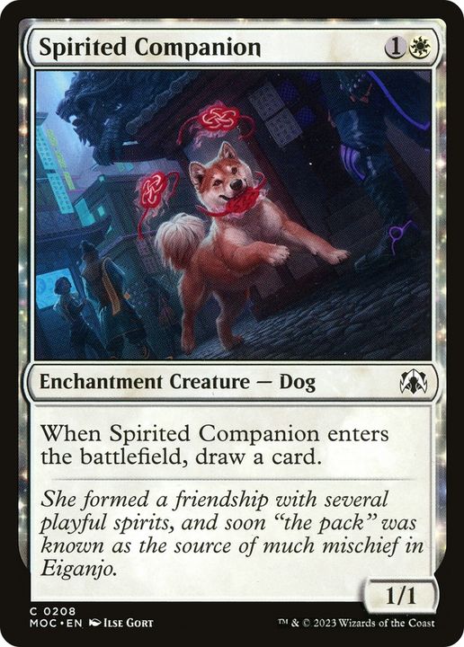 Spirited Companion in the group Magic the Gathering / Types / Colors / White at Proxyprinters.com (77065)