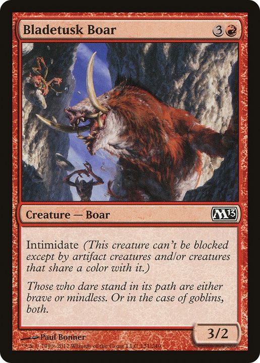 Bladetusk Boar in the group Magic the Gathering / Sets / Magic 2014 at Proxyprinters.com (77071)