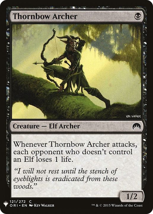 Thornbow Archer in the group Magic the Gathering / Types / Colors / Black at Proxyprinters.com (77082)