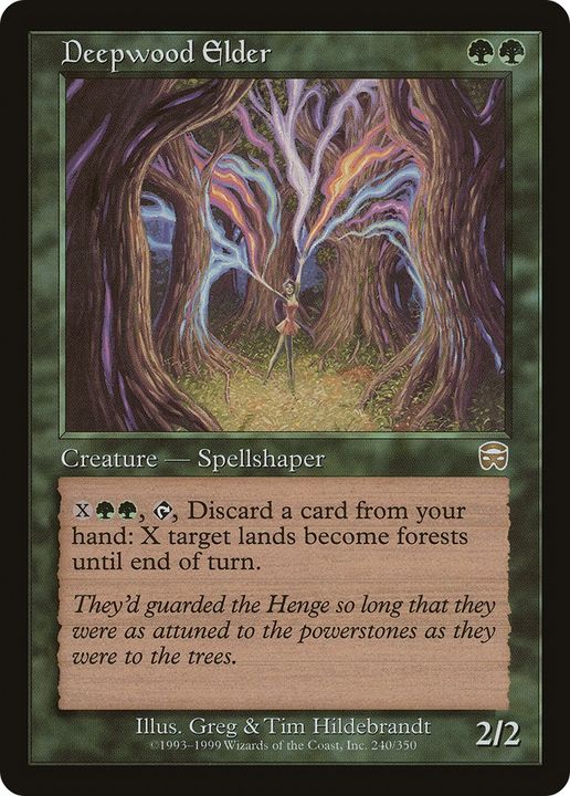 Deepwood Elder in the group Magic the Gathering / Types / Colors / Green at Proxyprinters.com (77110)