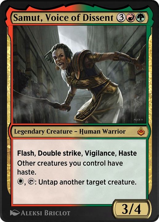 Samut, Voice of Dissent in the group Magic the Gathering / Sets / Amonkhet Remastered at Proxyprinters.com (7712)