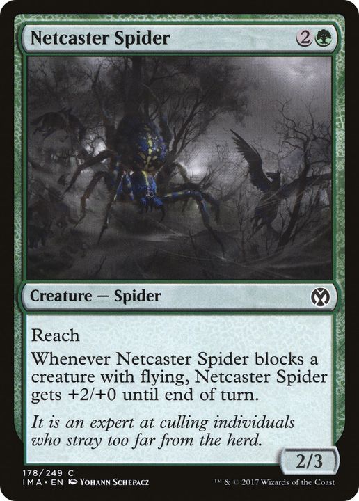 Netcaster Spider in the group Magic the Gathering / Types / Colors / Green at Proxyprinters.com (77141)