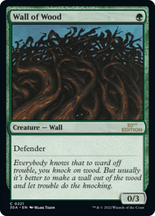 Wall of Wood in the group Magic the Gathering / Types / Colors / Green at Proxyprinters.com (77142)