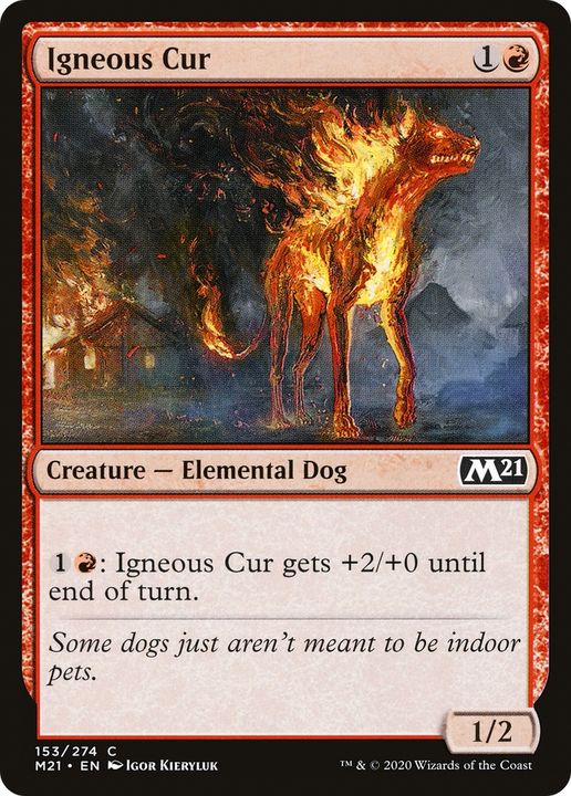 Igneous Cur in the group Magic the Gathering / Sets / Core Set 2021 at Proxyprinters.com (77150)