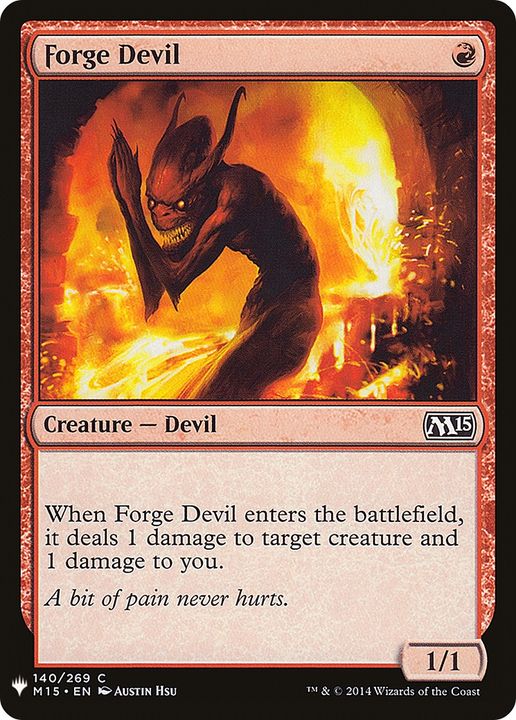 Forge Devil in the group Magic the Gathering / Types / Colors / Red at Proxyprinters.com (77157)