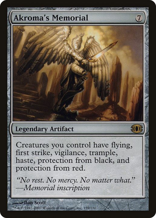 Akroma's Memorial in the group Magic the Gathering / Types / Artifacts / Legendary Artifact at Proxyprinters.com (77165)