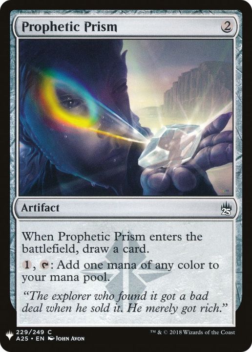 Prophetic Prism in the group Magic the Gathering / Types / Artifacts / Artifact at Proxyprinters.com (7720)