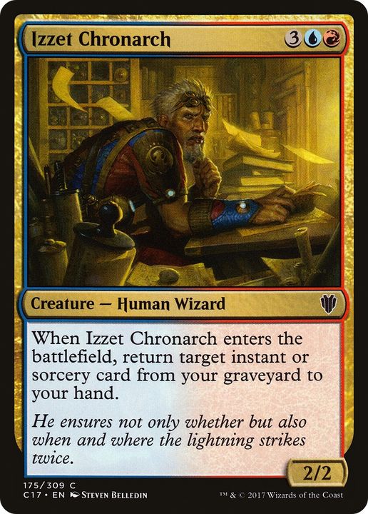 Izzet Chronarch in the group Magic the Gathering / Types / Colors / Multicolors / R, U at Proxyprinters.com (77235)