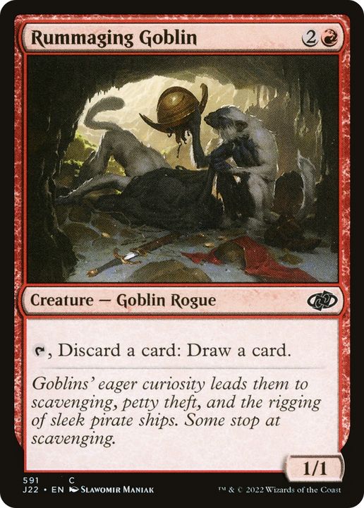 Rummaging Goblin in the group Magic the Gathering / Types / Colors / Red at Proxyprinters.com (77245)