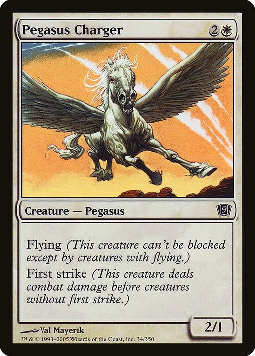 Pegasus Charger in the group Magic the Gathering / Sets / Ninth Edition at Proxyprinters.com (77258)