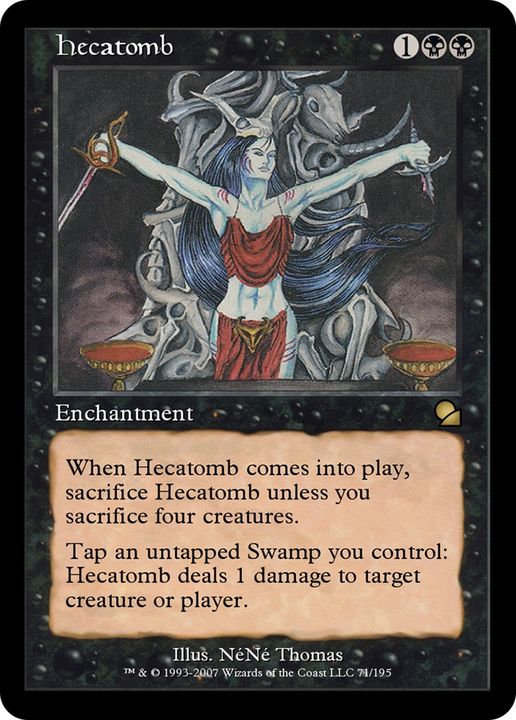 Hecatomb in the group Magic the Gathering / Types / Enchantment / Enchantment at Proxyprinters.com (77274)