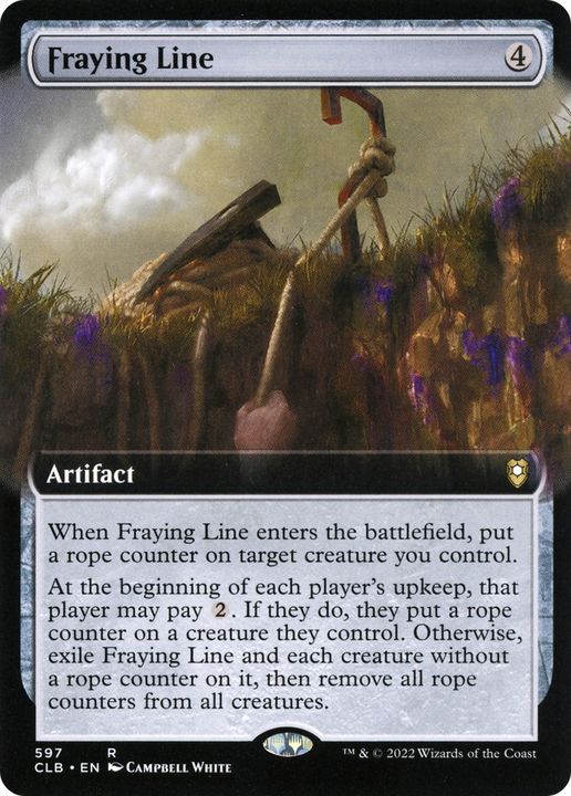 Fraying Line in the group Magic the Gathering / Types / Artifacts / Artifact at Proxyprinters.com (77288)