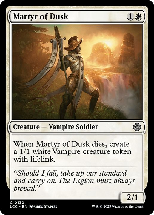 Martyr of Dusk in the group Magic the Gathering / Types / Colors / White at Proxyprinters.com (77307)