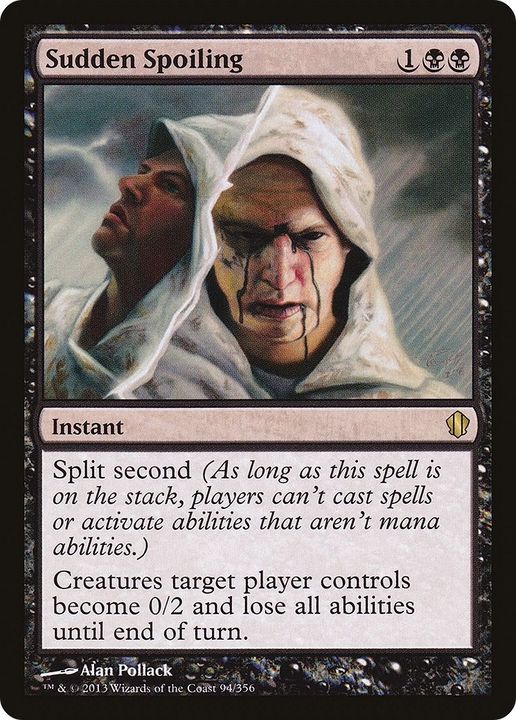 Sudden Spoiling in the group Magic the Gathering / Types / Colors / Black at Proxyprinters.com (7731)