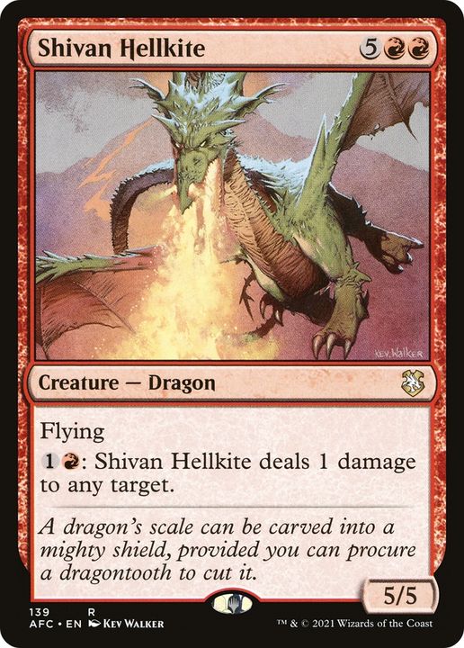 Shivan Hellkite in the group Magic the Gathering / Types / Colors / Red at Proxyprinters.com (77321)