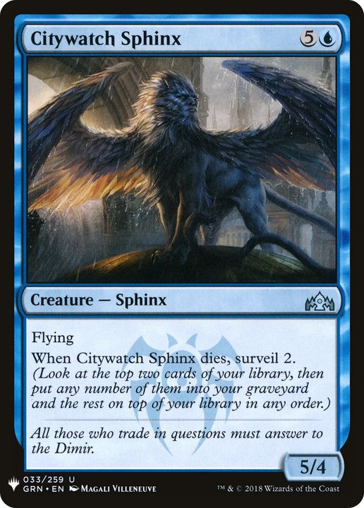 Citywatch Sphinx in the group Singles at Proxyprinters.com (77336)