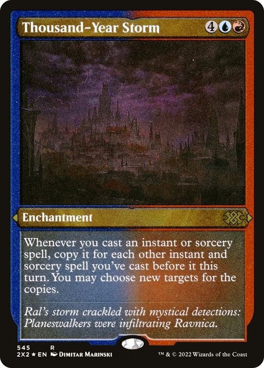 Thousand-Year Storm in the group Magic the Gathering / Types / Enchantment / Enchantment at Proxyprinters.com (7734)